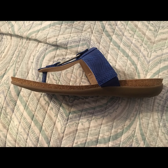 Blue Anne Klein Spirt Sandals NIB - Picture 6 of 6